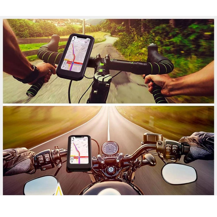 Soporte Celular Moto Bicicleta Estuche Universal Impermeable